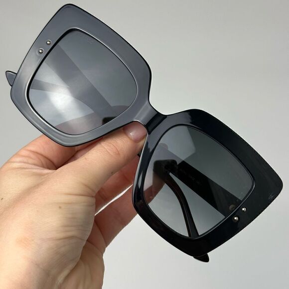 BRAND NEW JIMMY CHOO AURI/G/S 807 Black Women Sunglasses